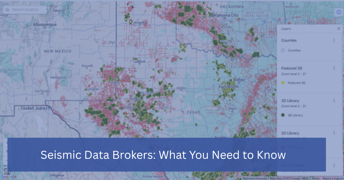 Seismic Data Brokers
